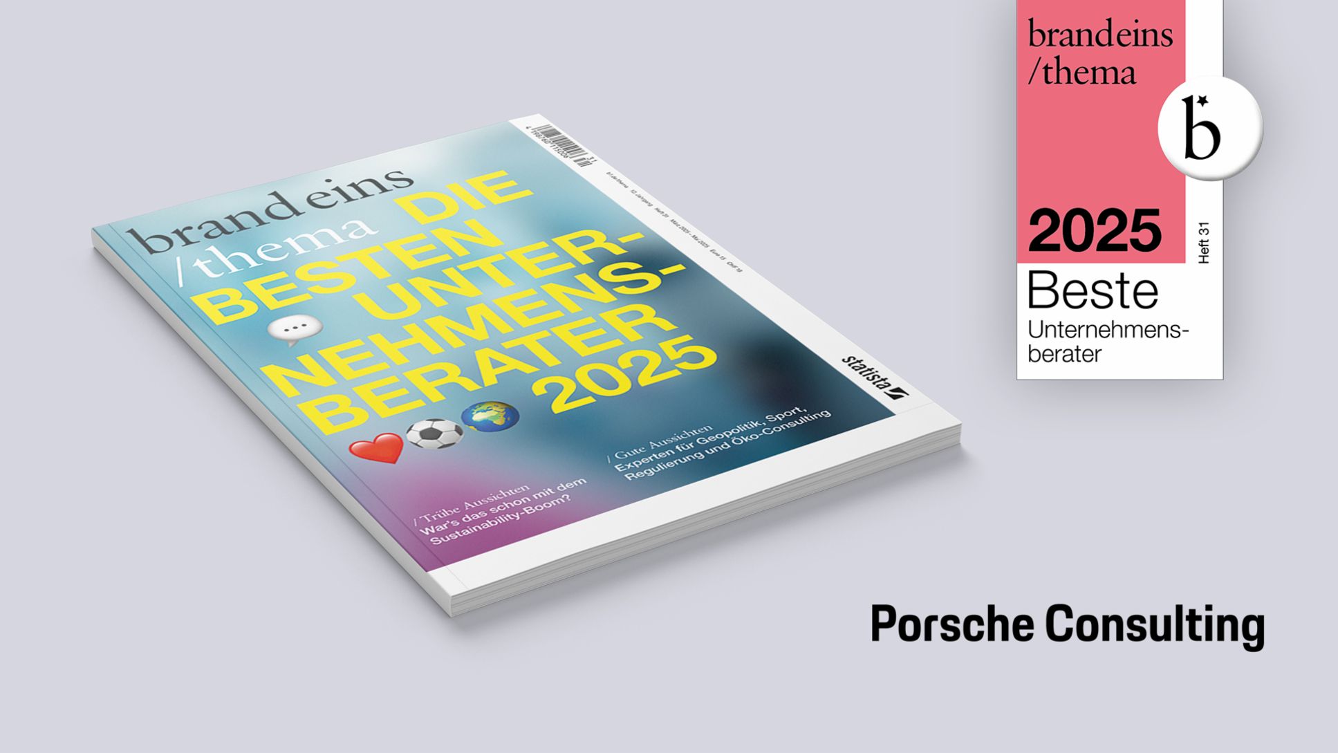 Brand Eins Beste Unternehmensberater, 2025, Porsche Consulting GmbH