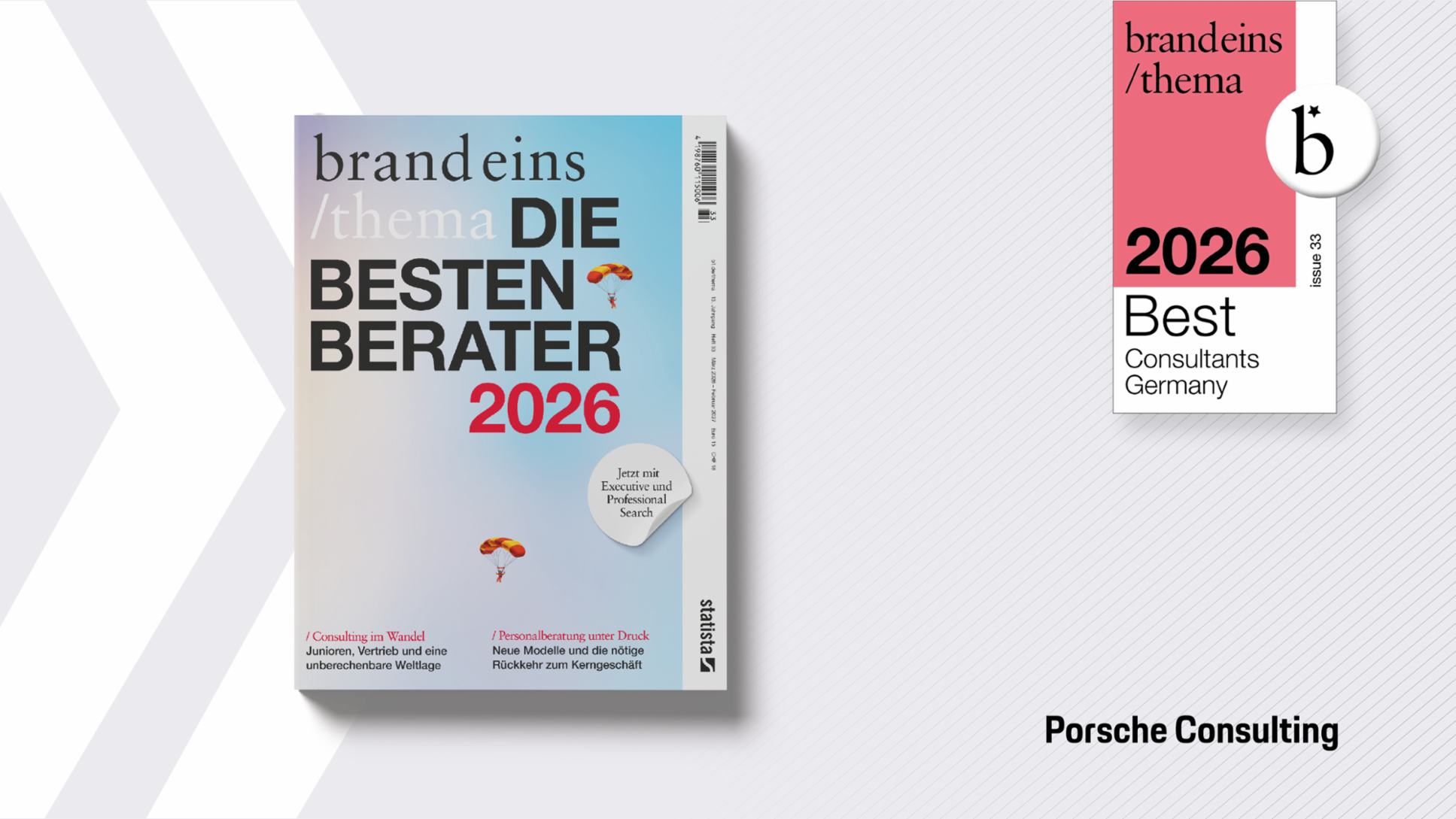 Brandeins, Best Consultants Germany, 2026, Porsche Consulting GmbH