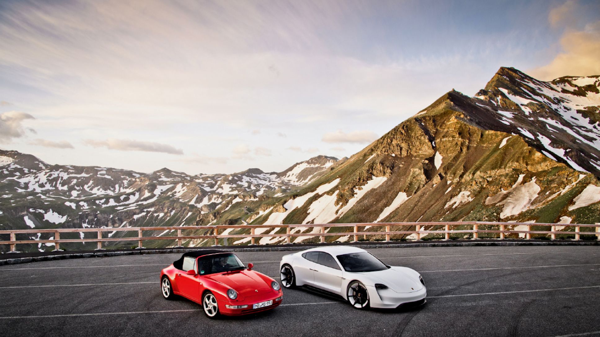 Carrera 911, Mission E, Curves photo shoot, Großglockner, Austria, 2018, Porsche AG