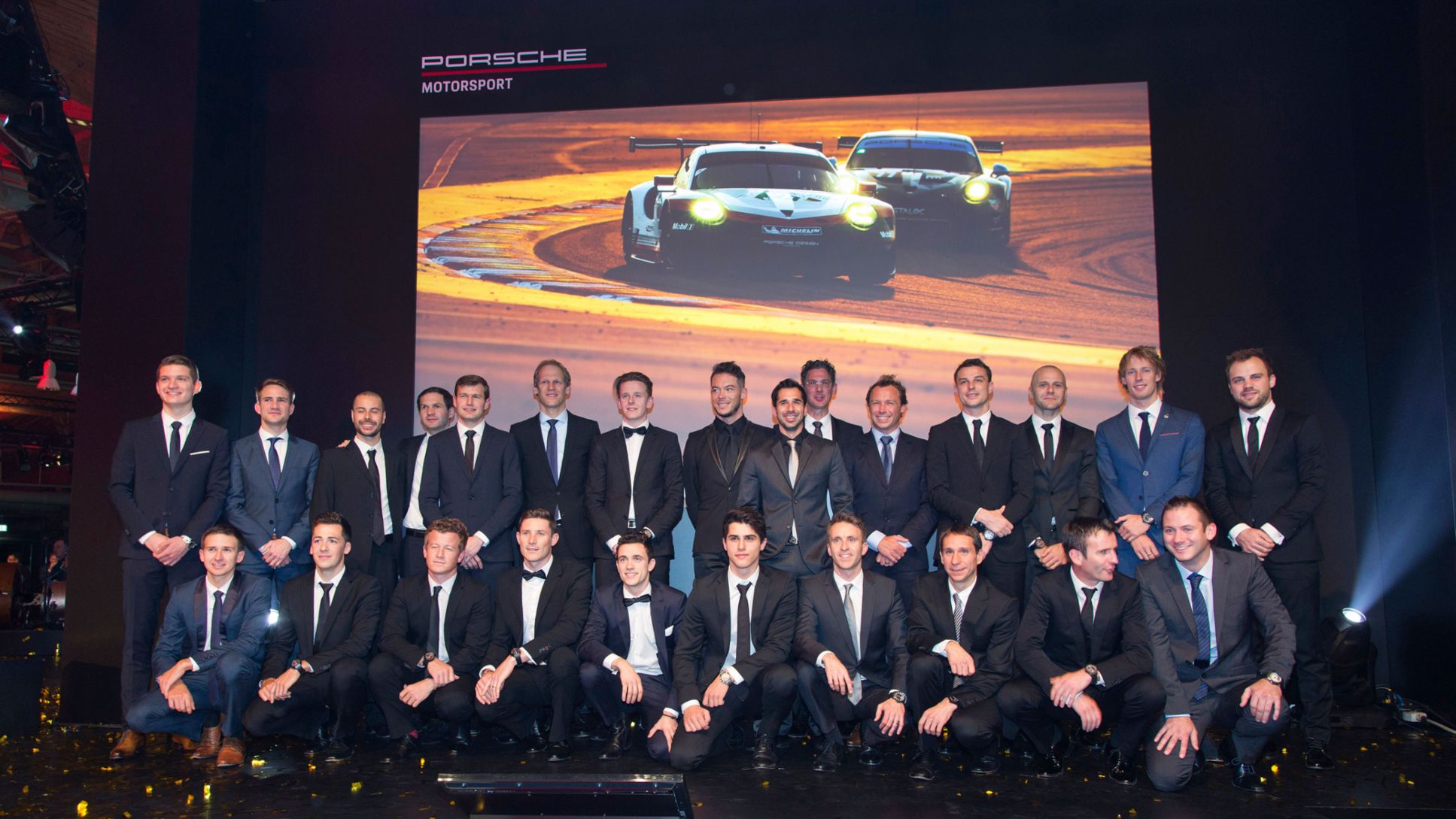 Porsche Night of Champions: Porsche-Fahreraufgebot 2018, Weissach, 09.12.2017, Porsche AG