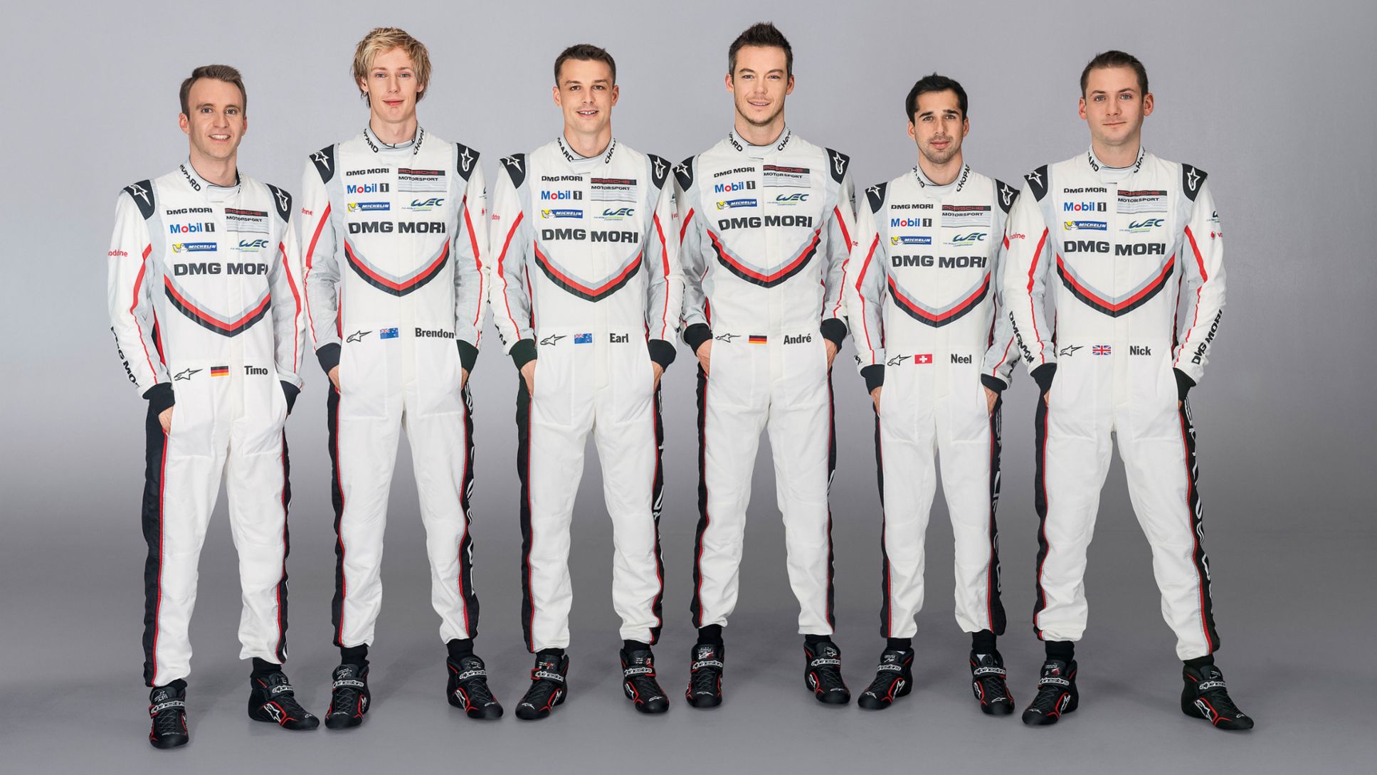 Drivers Porsche LMP Team 2017, Porsche AG