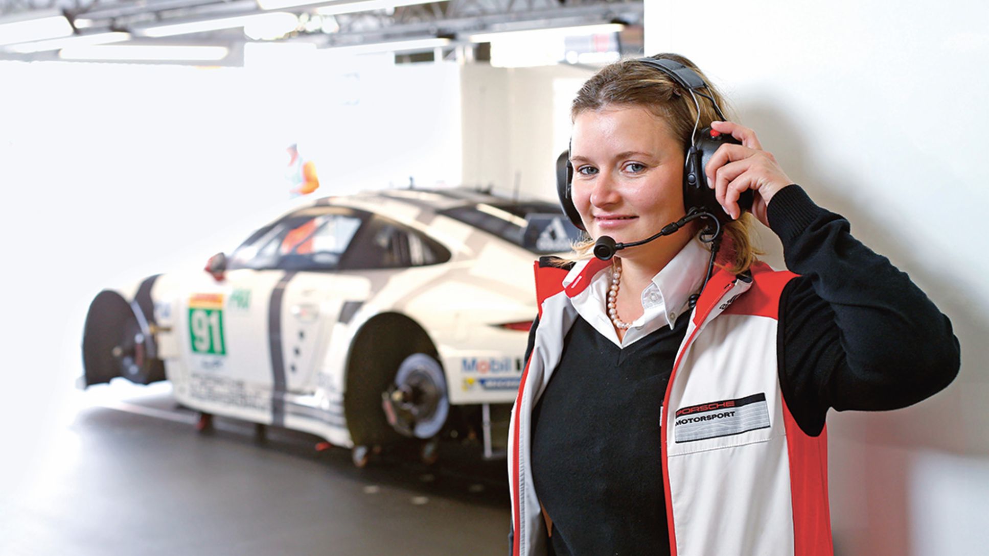 Ines Fabry, Fahrer- und Teamkoordinatorin, 2014, Porsche AG