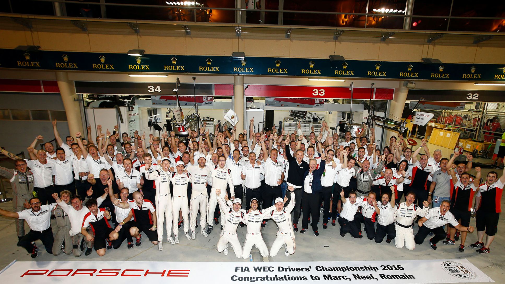 Porsche Team, WEC, Bahrain, 2016, Porsche AG