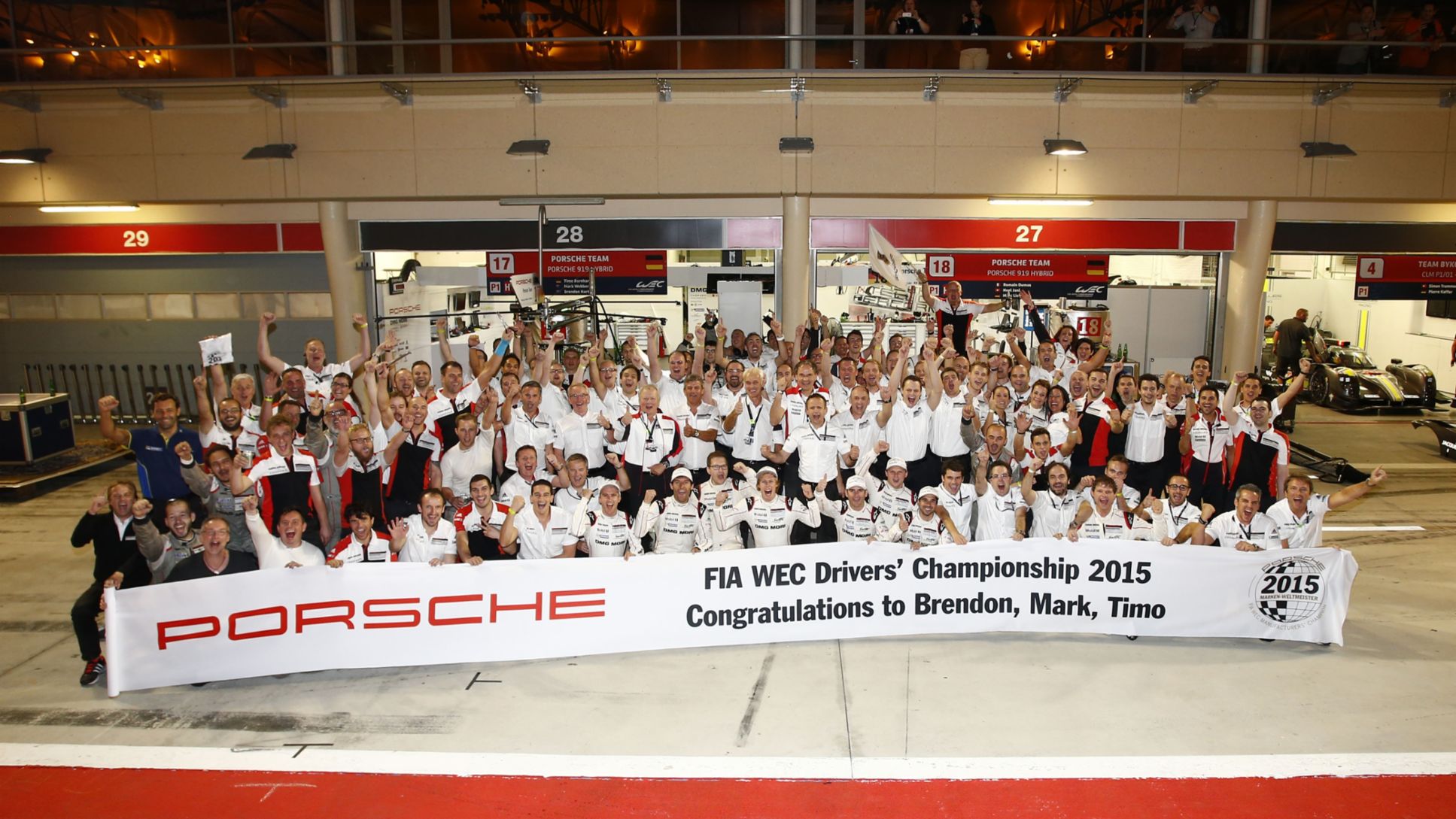 Porsche Team, WEC Bahrain 2015, Porsche AG