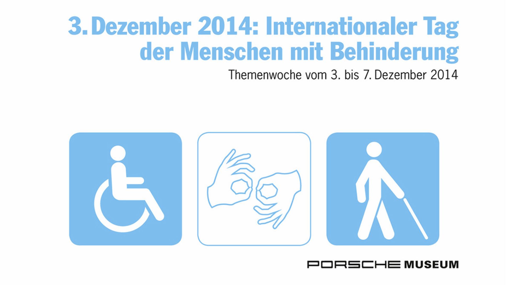 Internationaler Tags der Menschen mit Behinderung, Porsche-Museum, 2014, Porsche AG