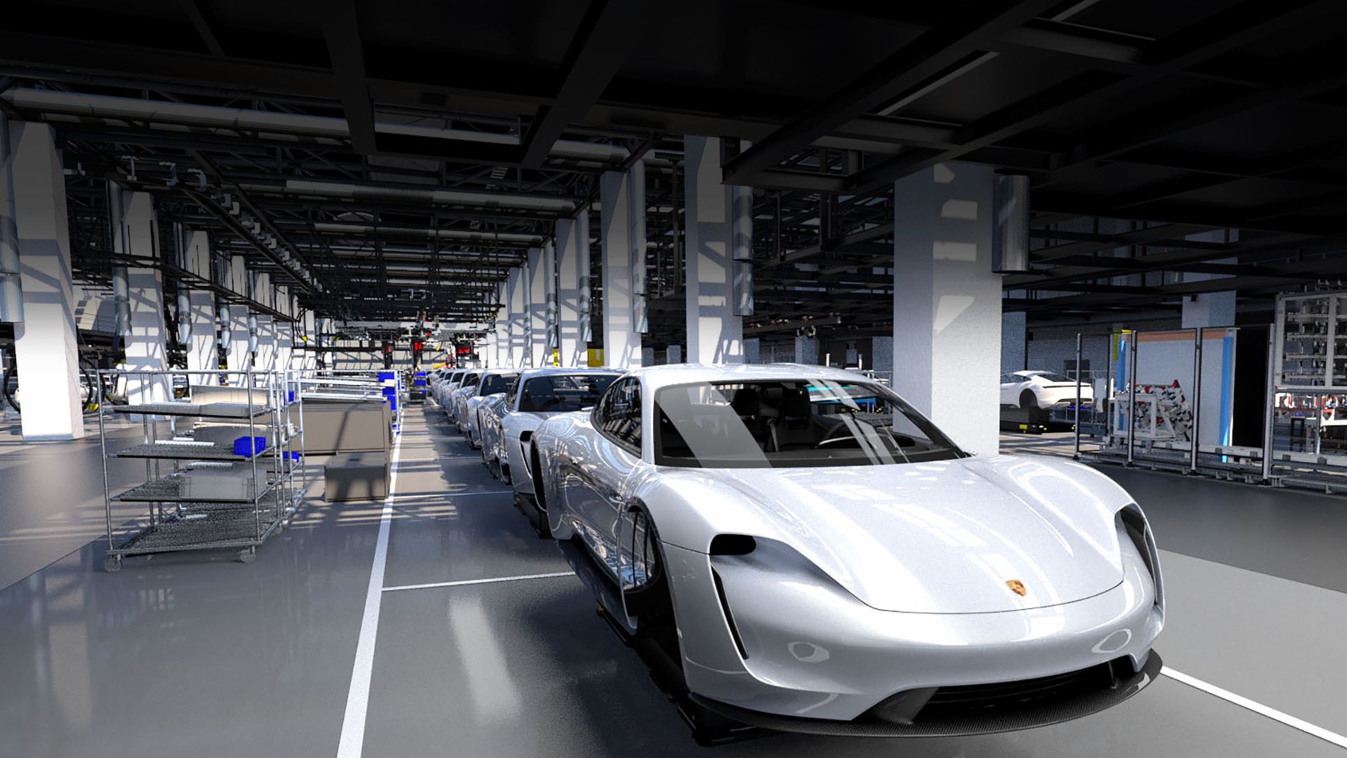 Видение концепции Porsche Production 4.0, 2018, Porsche AG