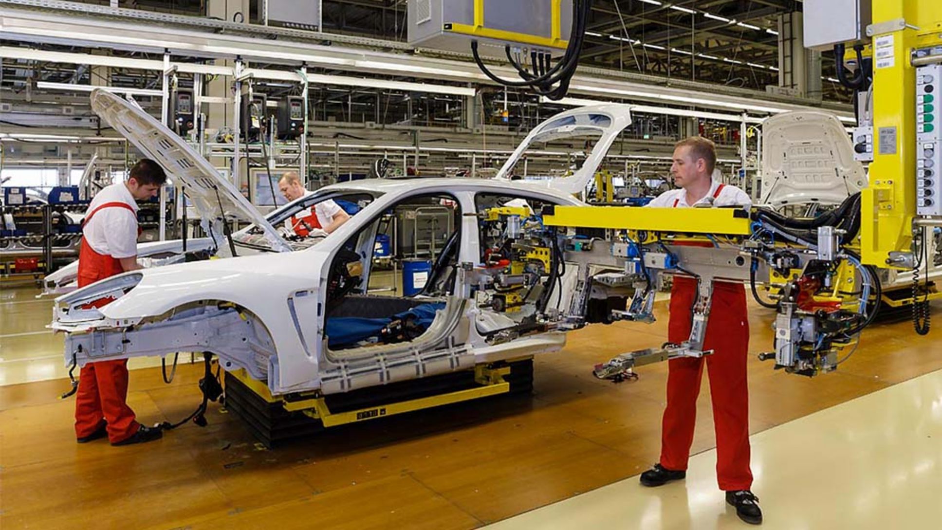 Panamera production, plant Leipzig, 2014, Porsche AG