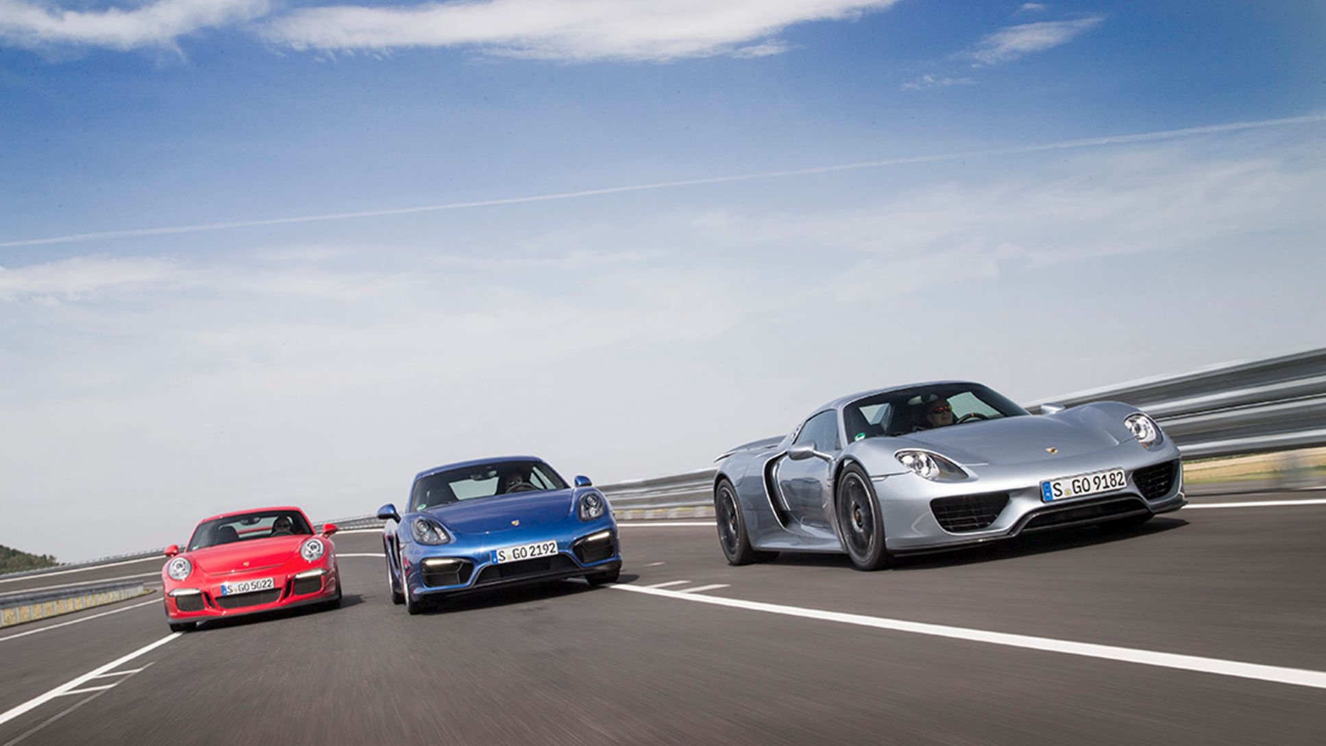911 GT3, Cayman GTS, 918 Spyder, Aldenhoven, 2014, Porsche AG