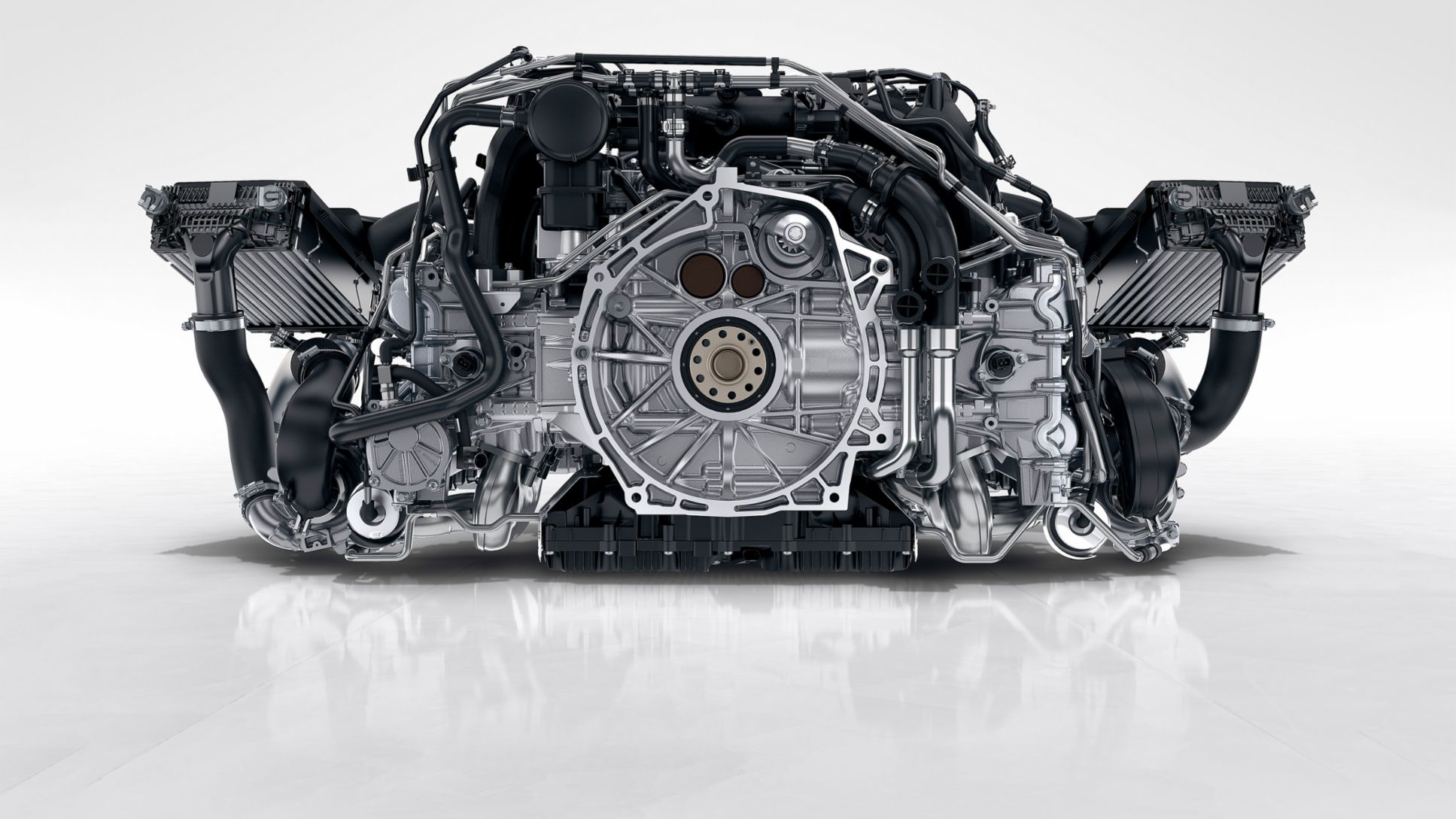 911 Carrera S: 3,0-Liter-Sechszylinder-Biturbo-Boxermotor mit 420 PS (309kW), 2015, Porsche AG