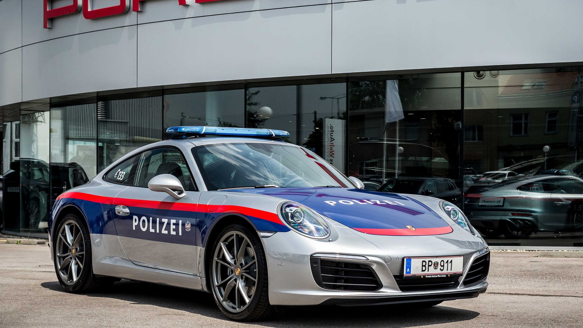 911, auto de policía, Austria, 2017, Porsche AG