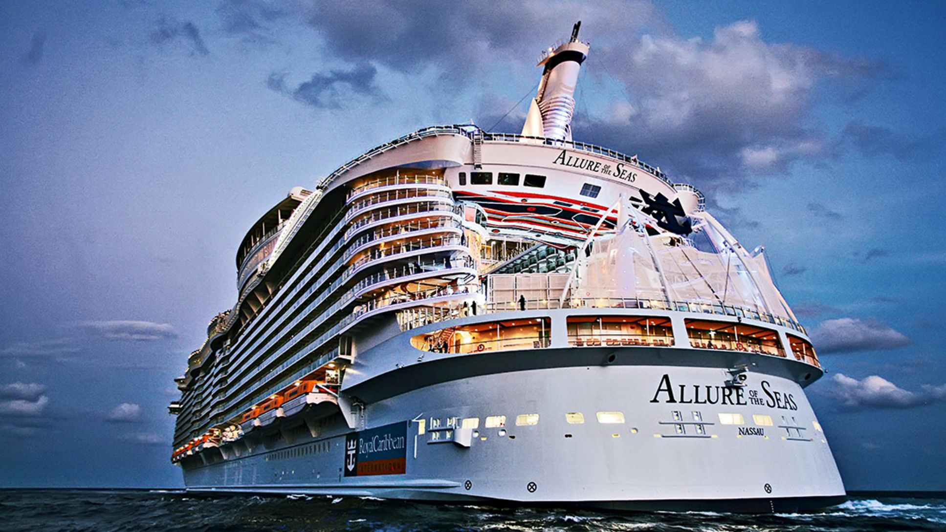 Das Kreuzfahrtschiff „Allure of the Seas" (Foto: Royal Caribbean)