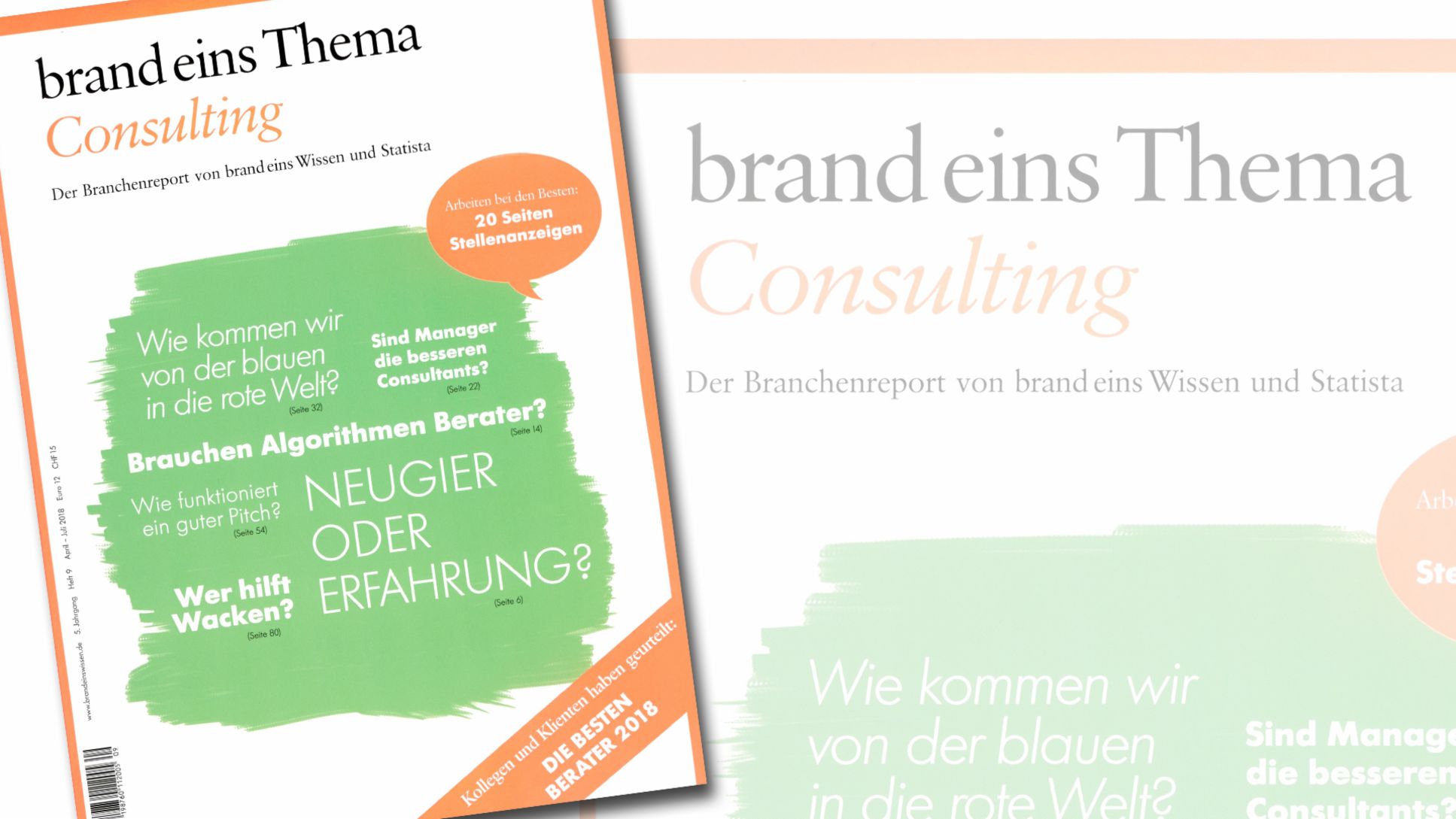 brand eins Thema Consulting, 2018, Porsche Consulting GmbH