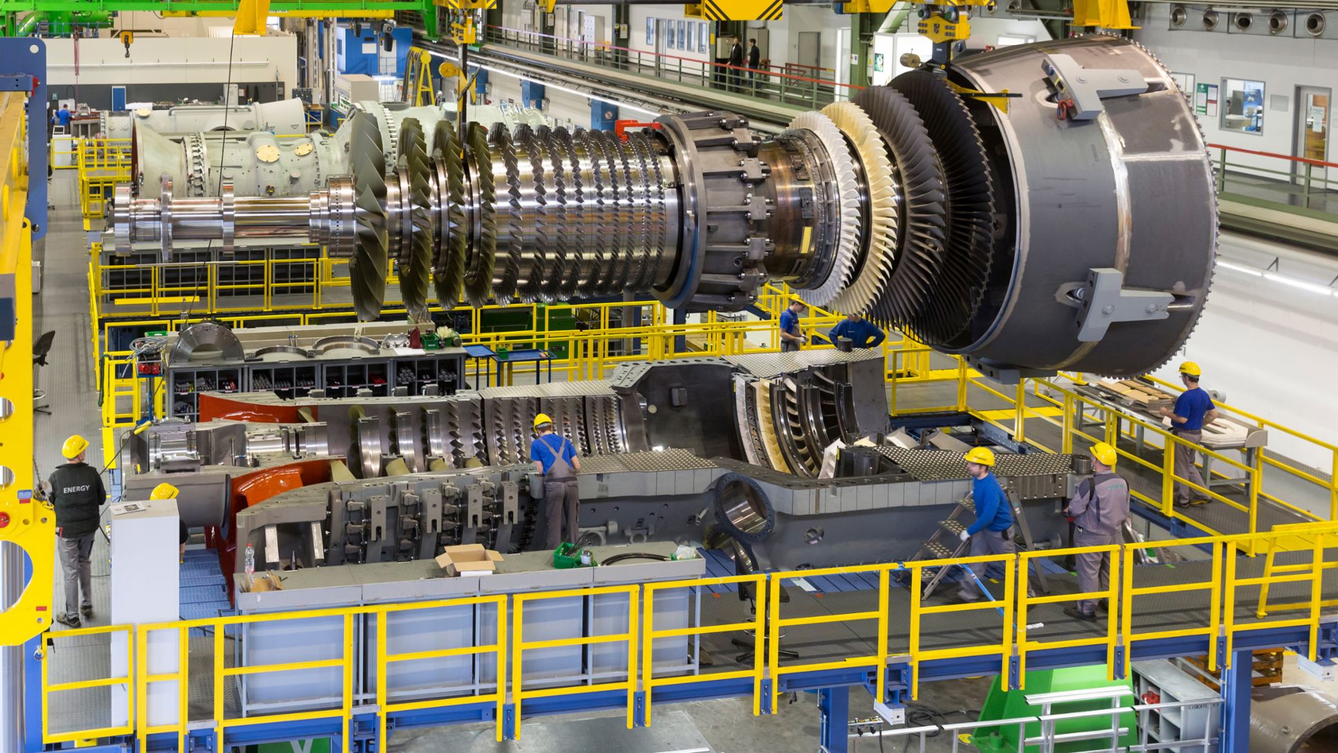 Gas turbine production, 2017, Siemens AG/Porsche Consulting GmbH