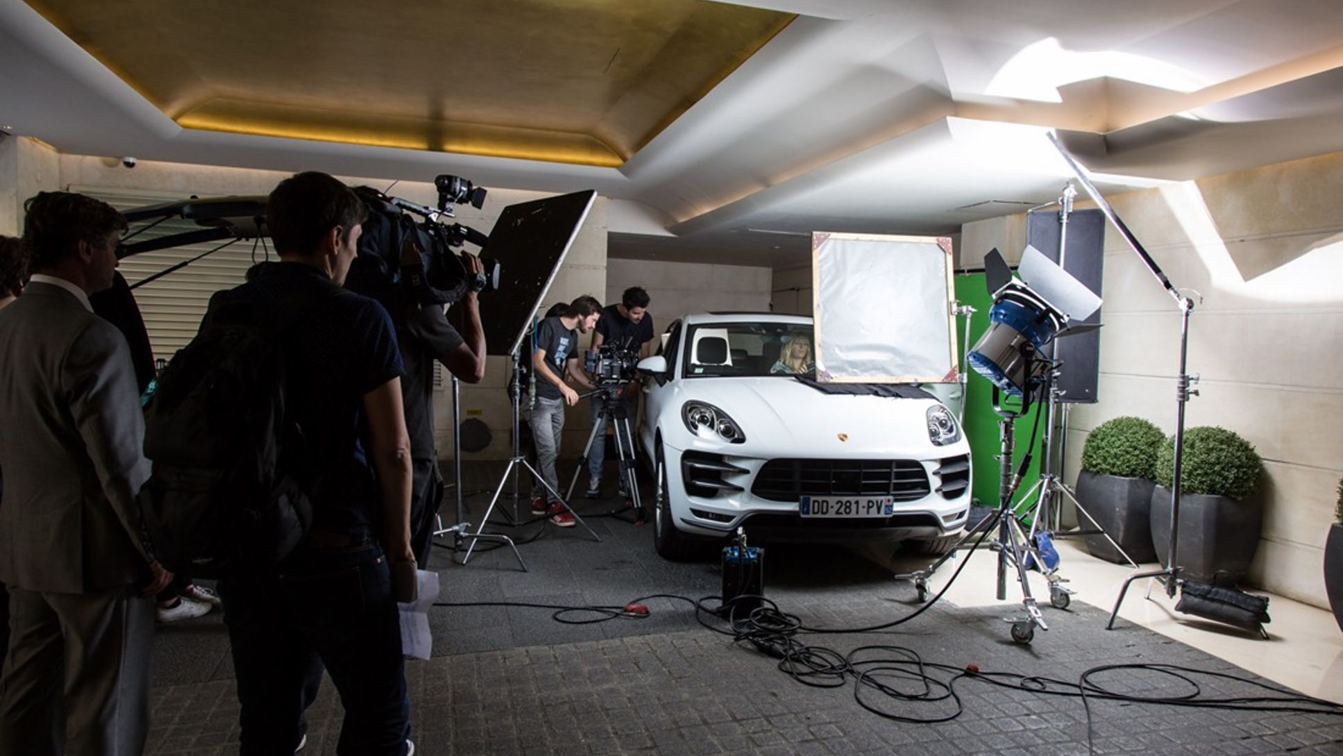 Maria Sharapova, Markenbotschafterin, Macan, Videodreh Newsroom, 2014, Porsche AG