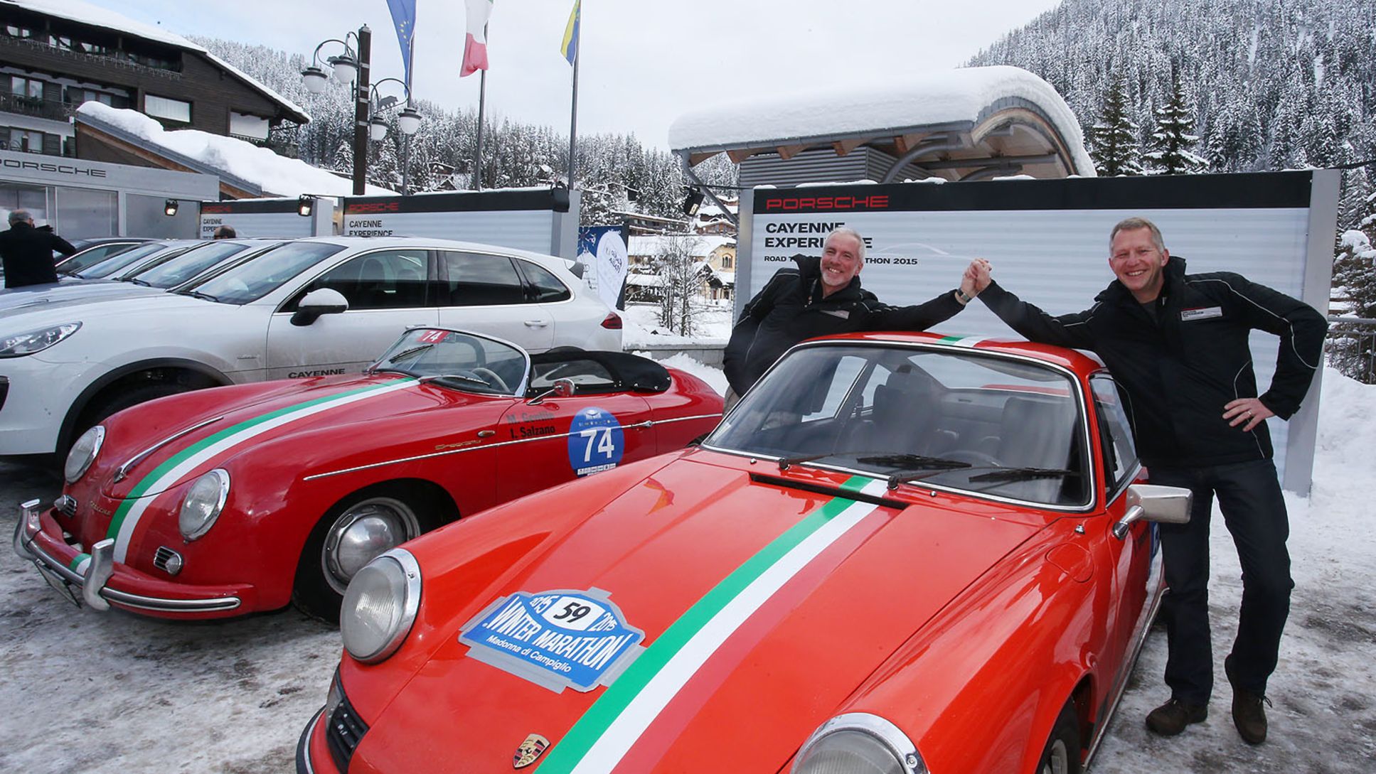 Equipaggio ufficiale Porsche Itala F.Bräutigam - P. Innocenti