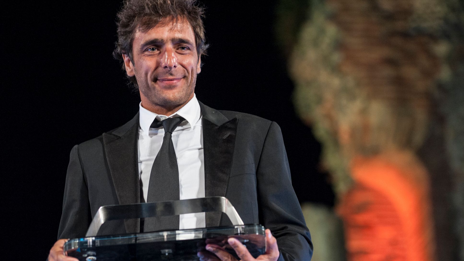 Adriano Giannini  vincitore del Premio Nastri d'Argento "Porsche 911 Targa, Tradizione ed Innovazione"