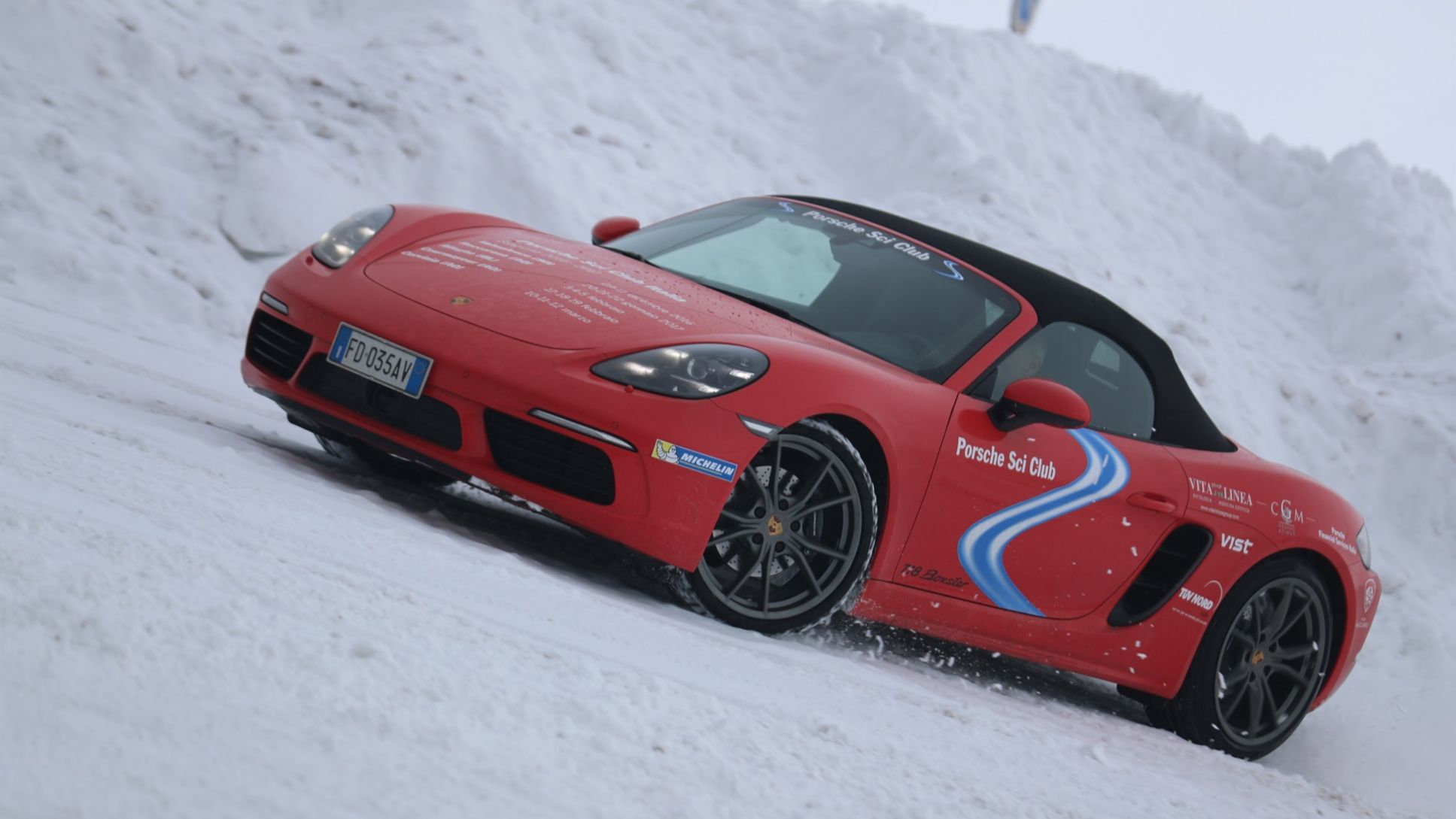 718 Boxster logata Porsche Sci Club