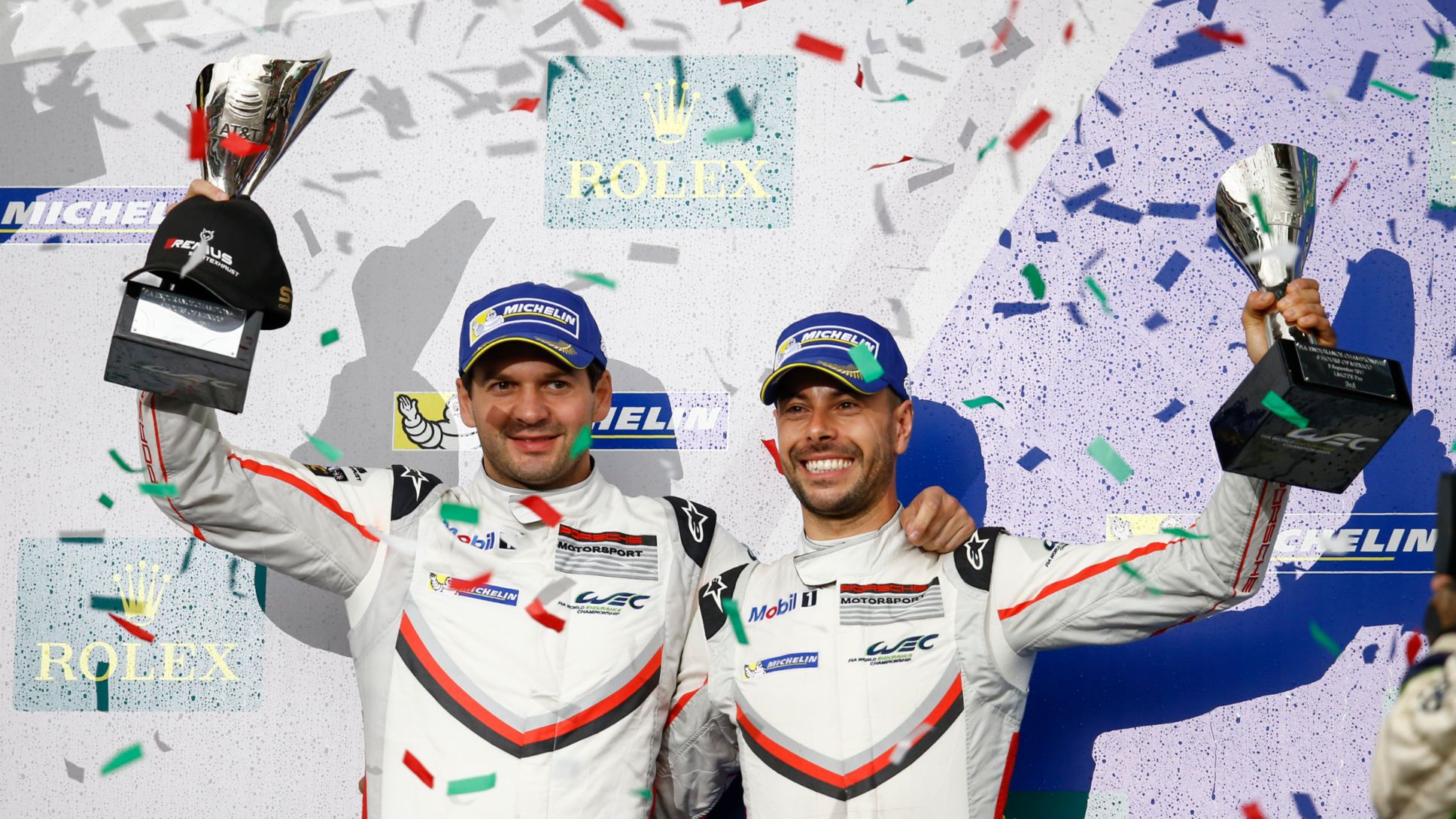 Porsche GT Team: Richard Lietz, Frederic Makowiecki (l-r)