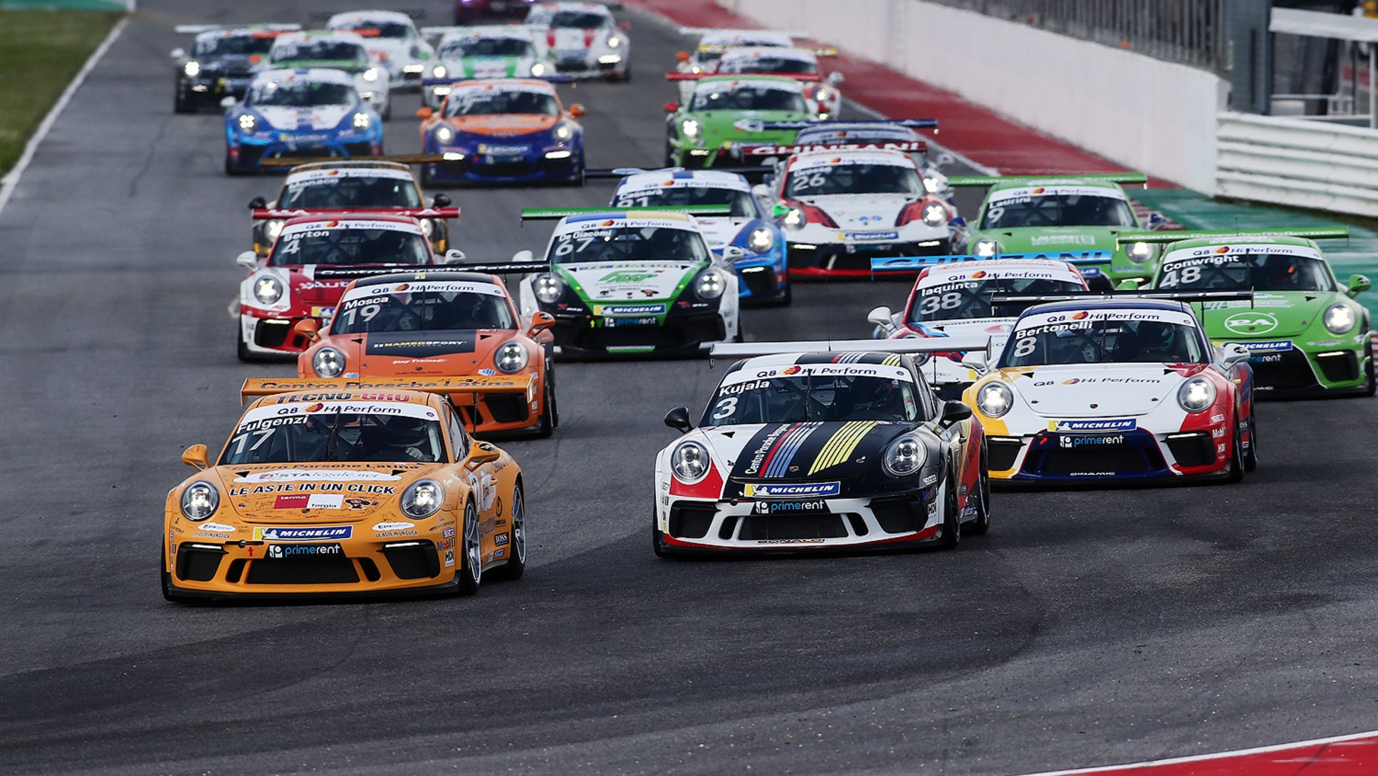 Porsche Carrera Cup Italia_Partenza_Mugello