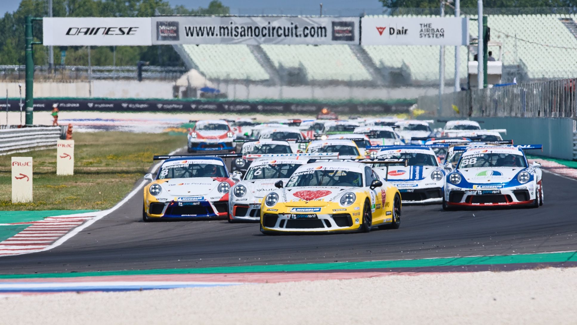Porsche Carrera Cup Italia_Round 2_Misano Circuit_Partenza gara 2