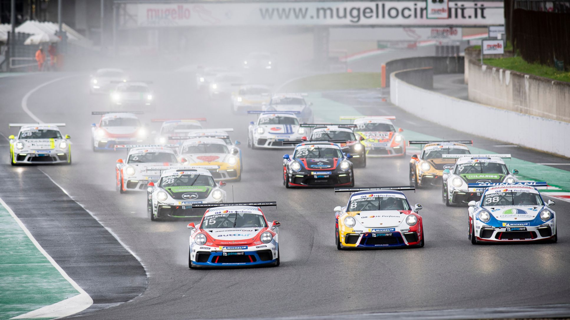 Porsche Carrera Cup Italia_Round 5_Mugello Circuit_Start Gara 2