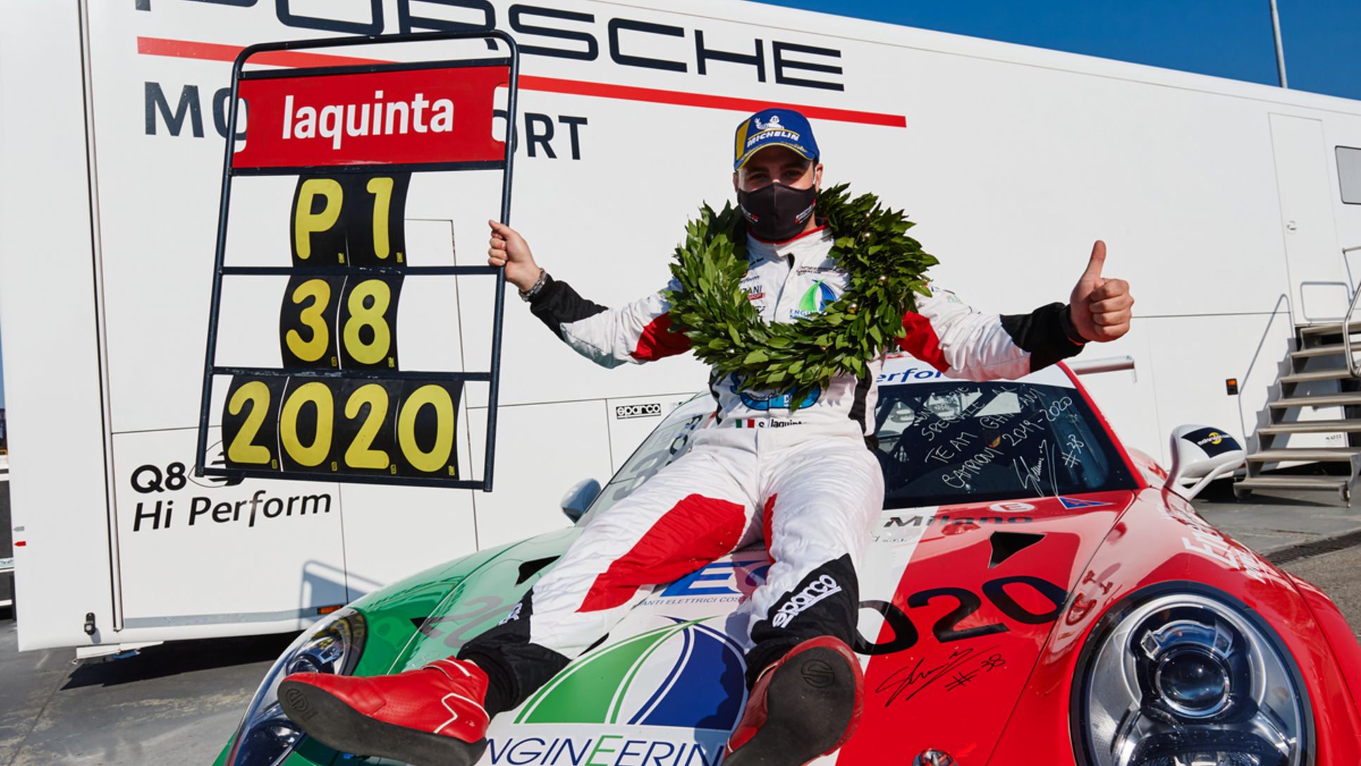 Iaquinta vince il campionato Porsche Carrera Cup Italia 2020