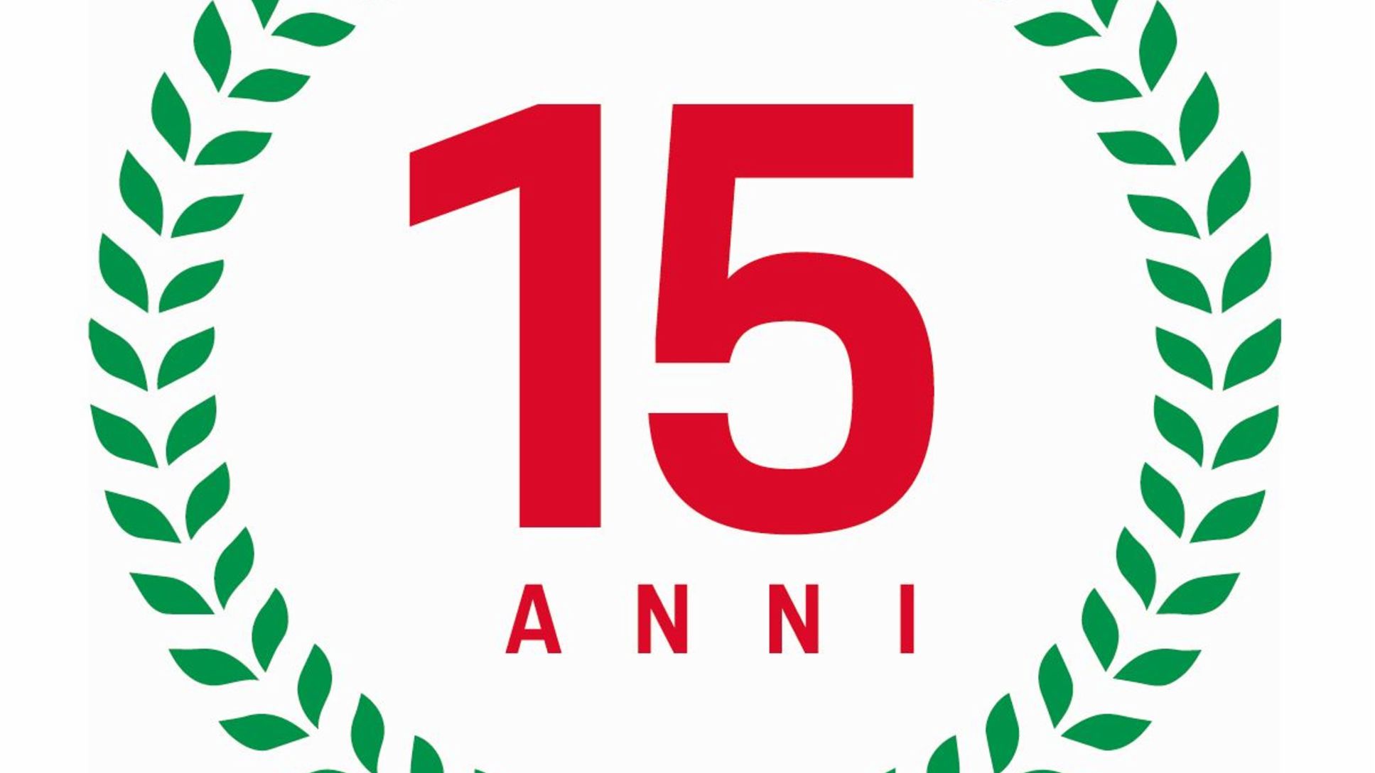 Logo celebrativo 15esima edizione della Porsche Carrera Cup Italia