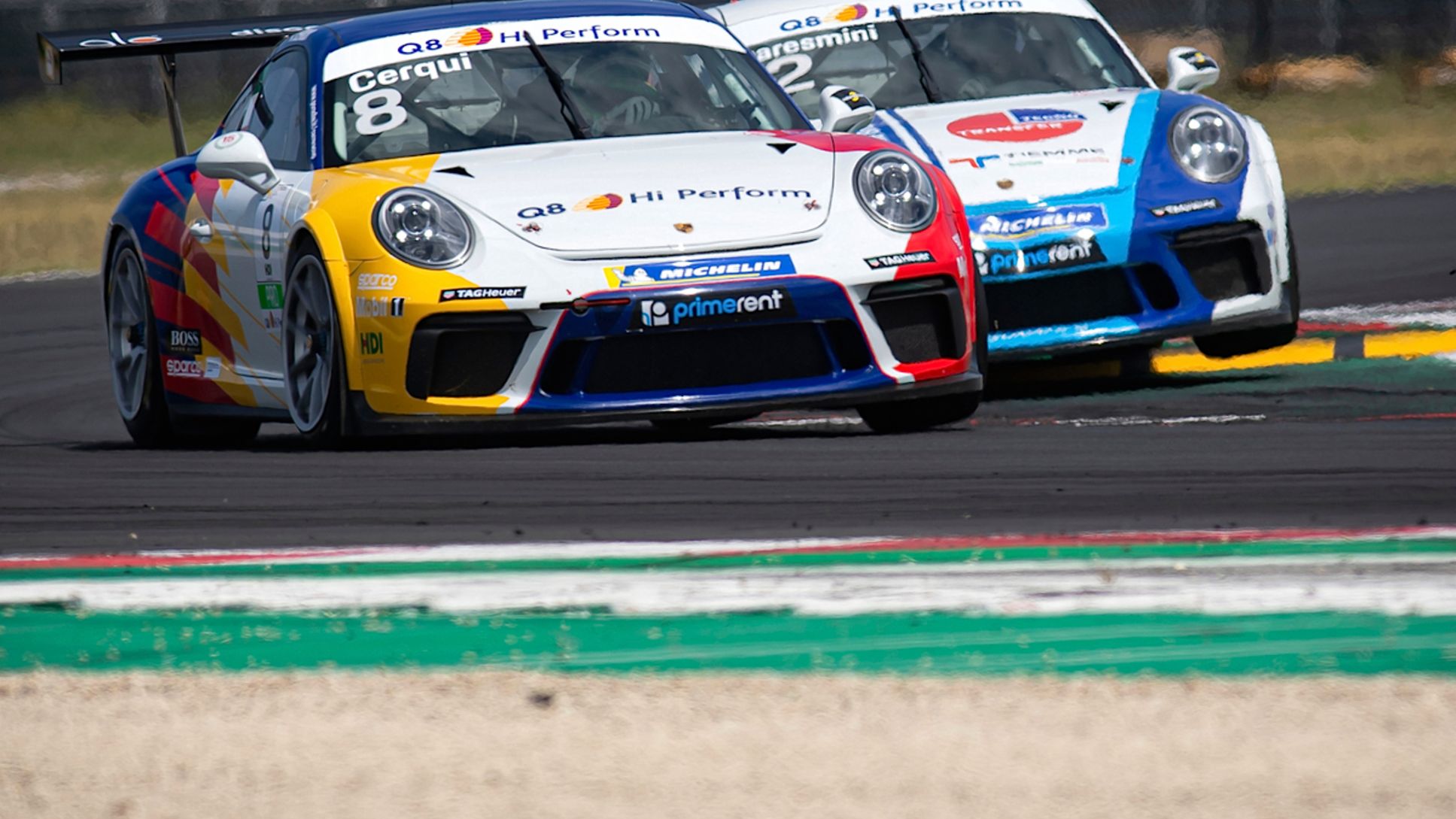 Porsche Carrera Cup Italia_Round 1_Misano_Cerqui e Quaresmini