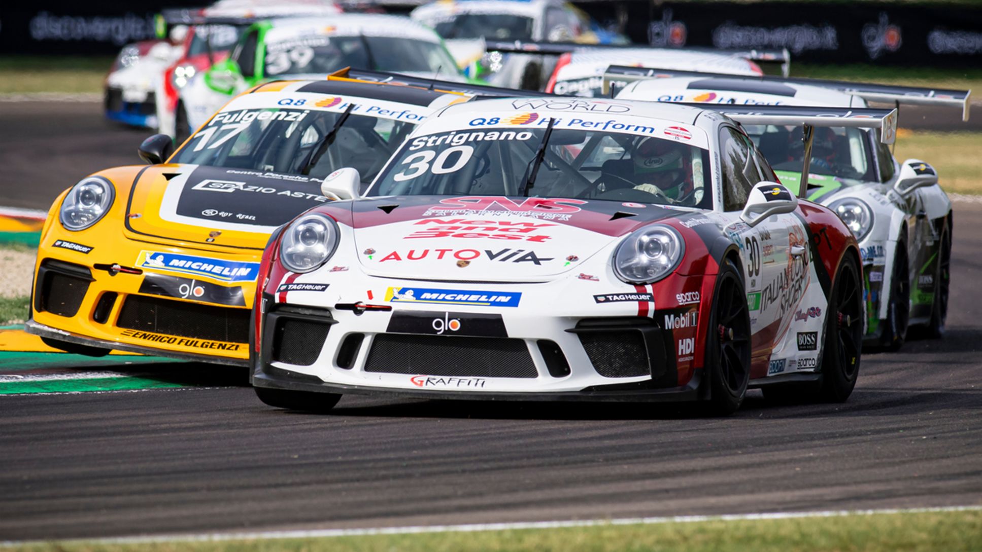 PCCI_Strignano con la 911 GT3 Cup di AB Racing Centri Porsche di Roma
