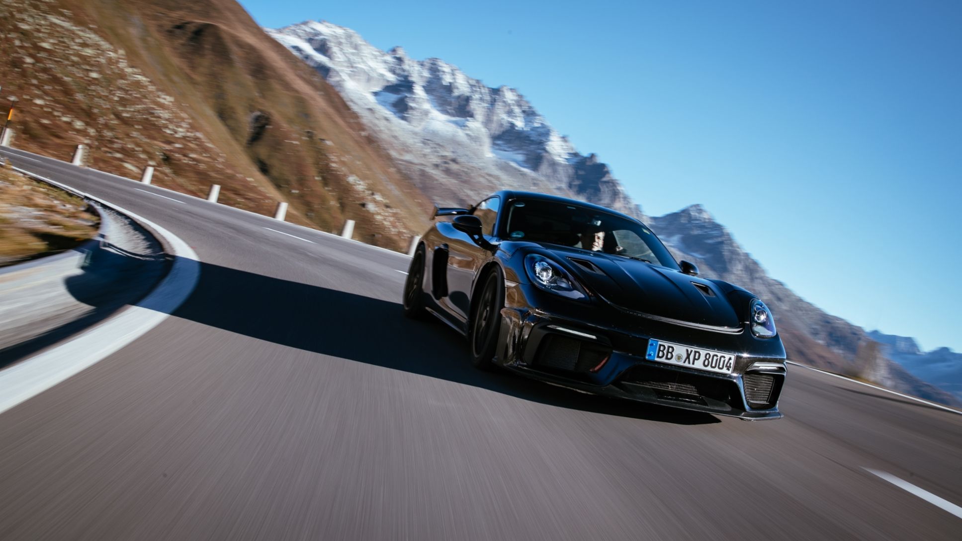 718 Cayman GT4 RS, passo della Furka