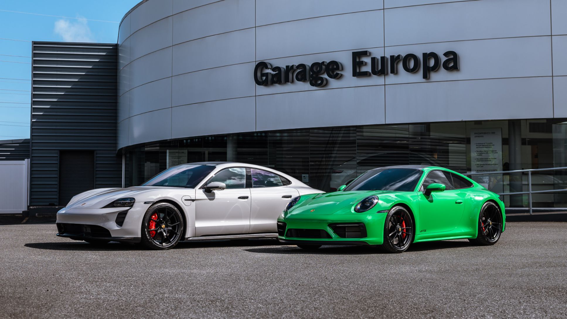 Porsche Center Puerto Rico presenta nuevos modelos GTS:  Taycan GTS y 911 Carrera GTS (i-d).