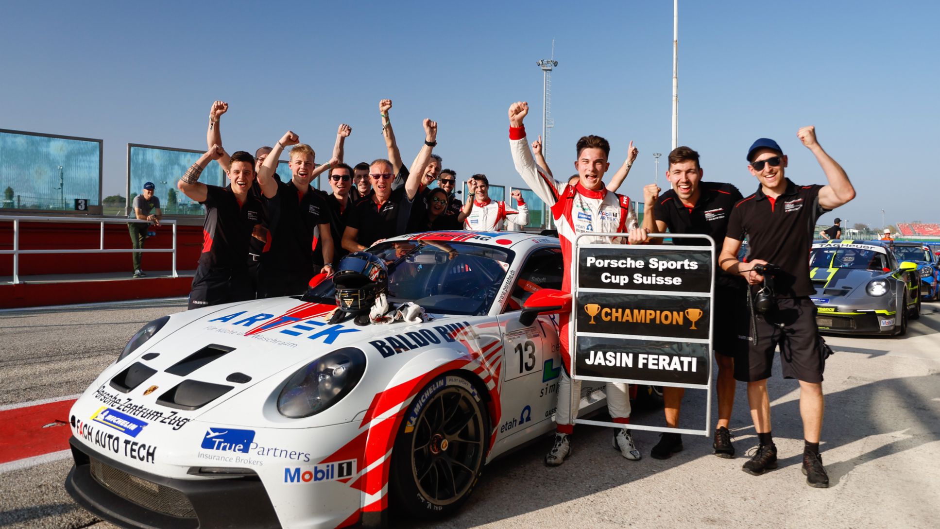 Porsche Sprint Challenge Suisse: GT3 Cup; 2022, Misano, Jasin Ferati