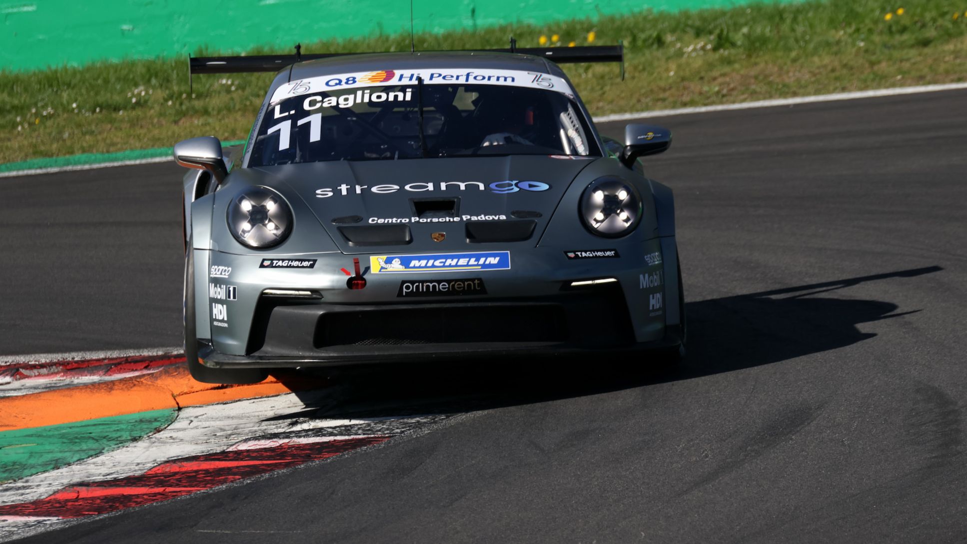 Porsche Carrera Cup Italia, Caglioni è il più veloce nei test a Monza