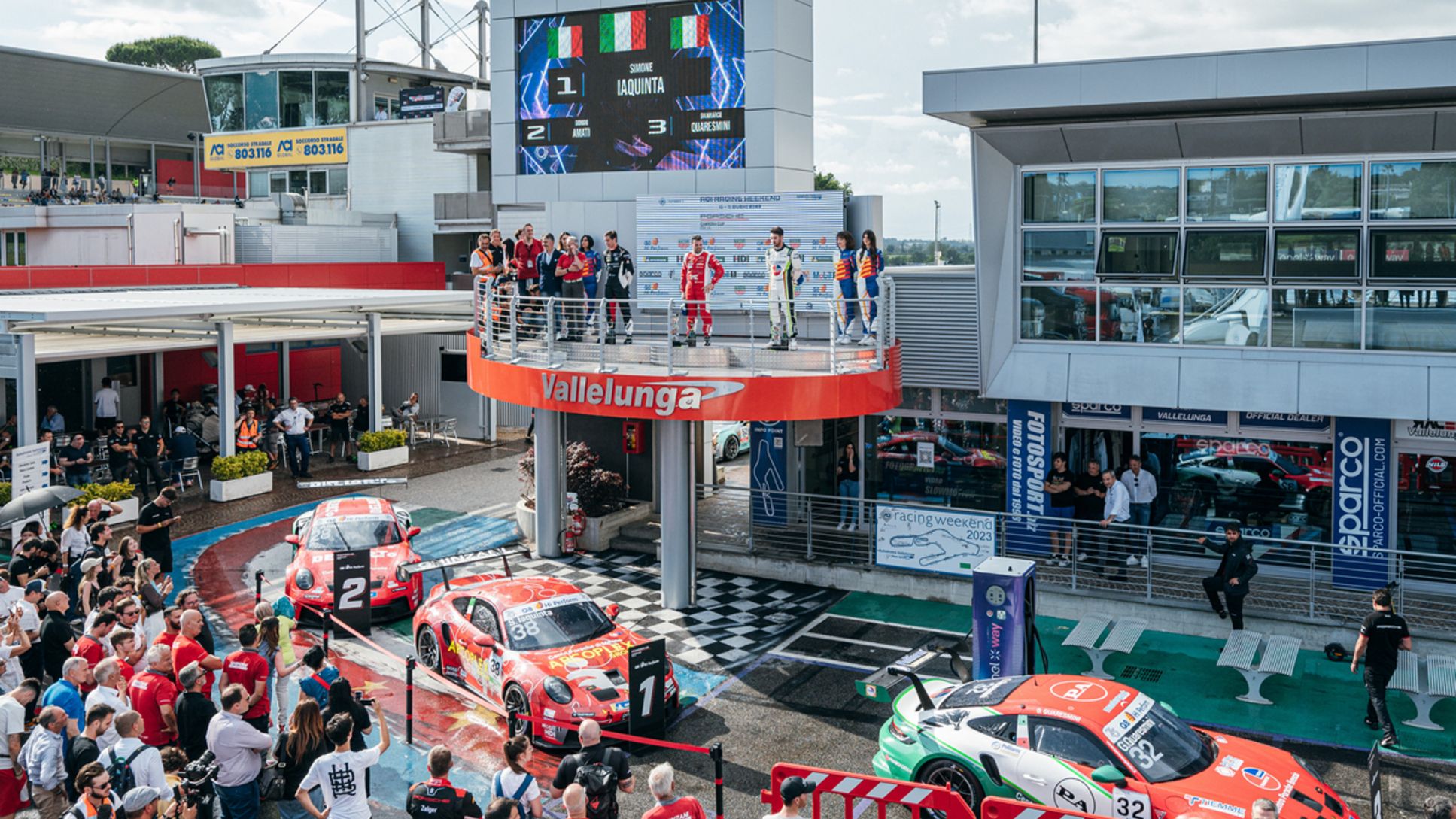 Porsche Carrera Cup Italia_Round 2_Vallelunga_Iaquinta vince gara 1