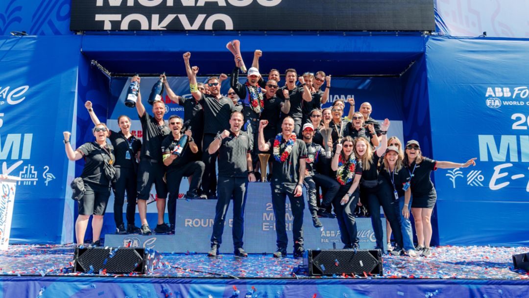 Equipo TAG Heuer Porsche de Fórmula E, E-Prix de Miami, 2025, Porsche AG