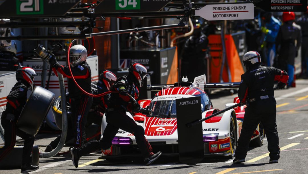 Porsche 963, Porsche Penske Motorsport (nº 6), Kévin Estre (FRA), Laurens Vanthoor (BEL), Pascal Wehrlein (ALE), 6 Horas de Spa-Francorchamps, Campeonato del Mundo de Resistencia FIA (WEC), 2025, Porsche AG