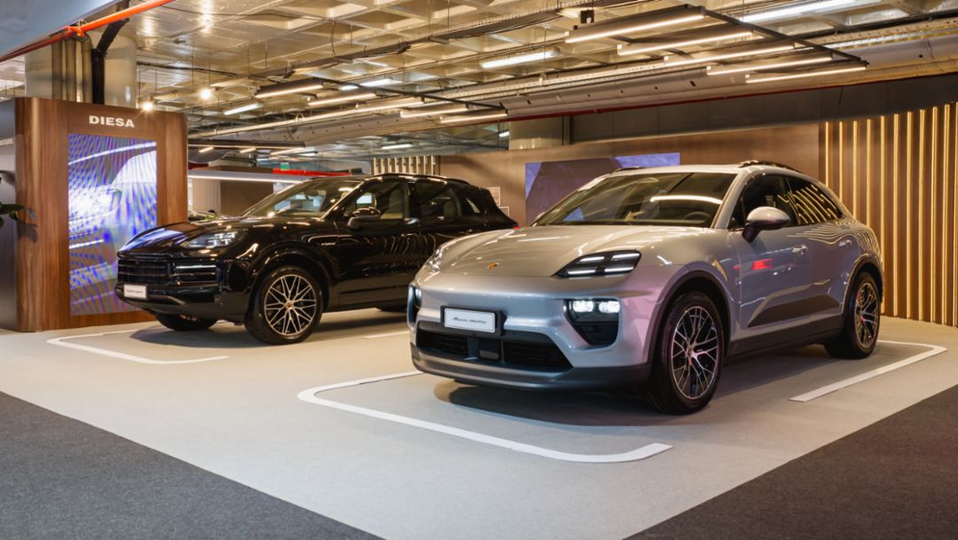 Porsche exhibe abanico de modelos a nuevas energías en Cadam Motorshow