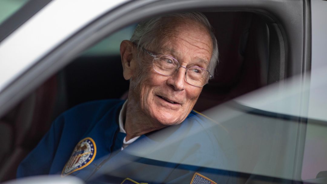 Charlie Duke’s first electric drive on earth