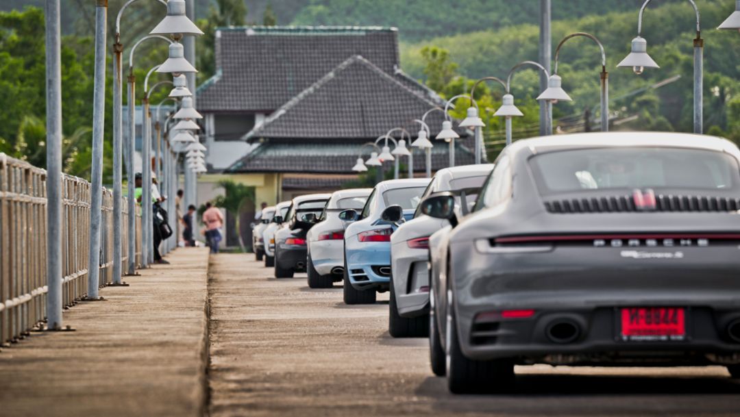 A road trip featuring all eight generations of the 911