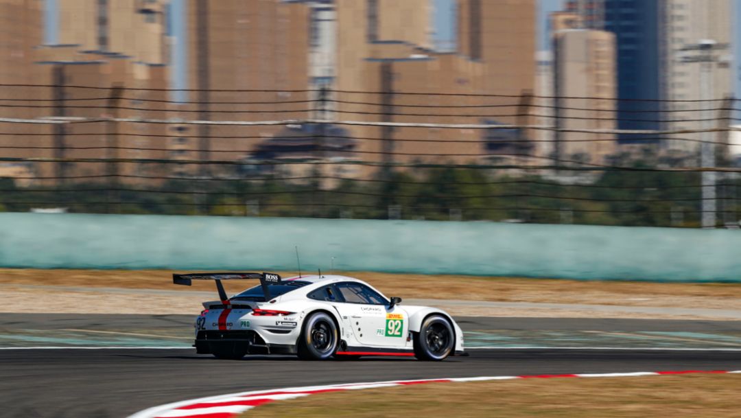 Porsche 911 RSR, Campeonato del Mundo de Resistencia WEC, Shanghái, tercera prueba, calificación, 2019, Porsche AG