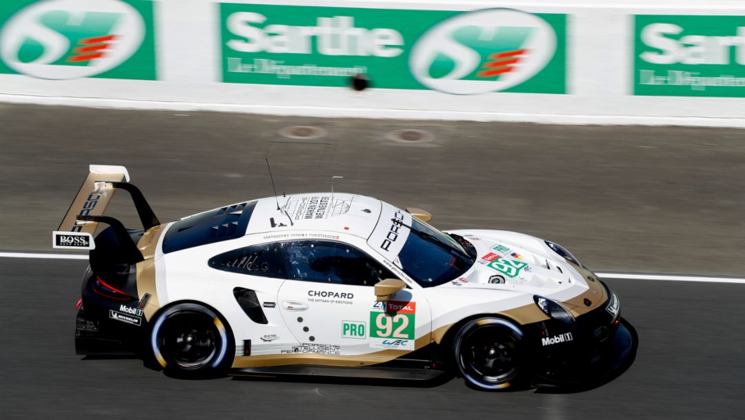 911 RSR, Porsche GT Team (92), Vortests zu den 24 Stunden von Le Mans, 2019, Porsche AG