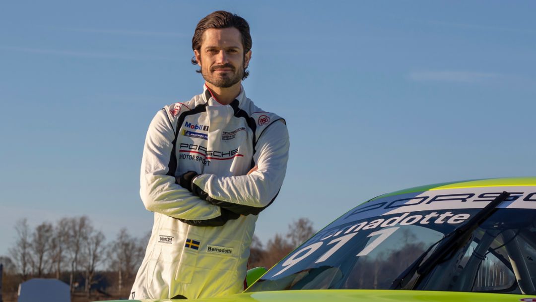 Prince Carl Philip of Sweden to race in Porsche Carrera Cup Scandinavia