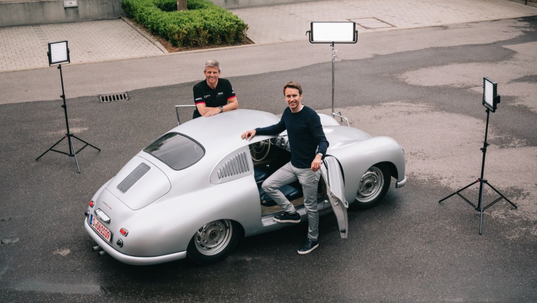 La historia de éxito de Porsche en Le Mans - Episodio 1: Timo Bernhard se reúne con Fritz Enzinger.