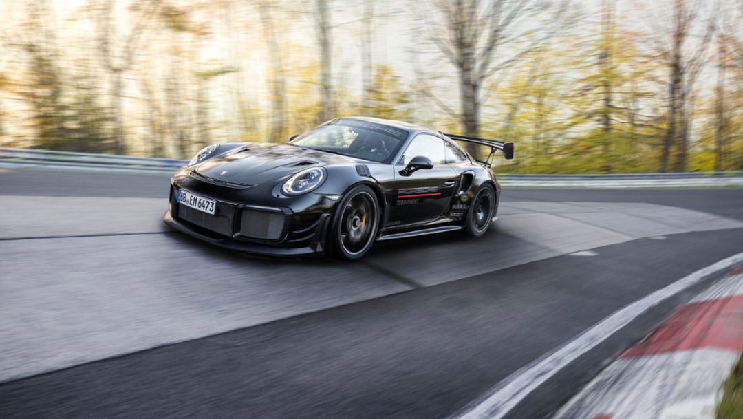 911 GT2 RS, Nürburgring-Nordschleife, 2021, Porsche AG