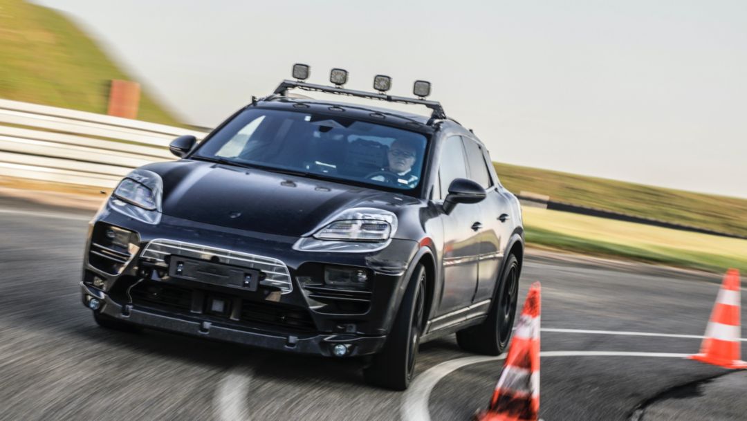 Prototype of the all-electric Macan, Weissach, 2021, Porsche AG
