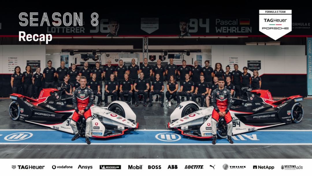 Equipo TAG Heuer Porsche de Fórmula E: resumen de la temporada 8