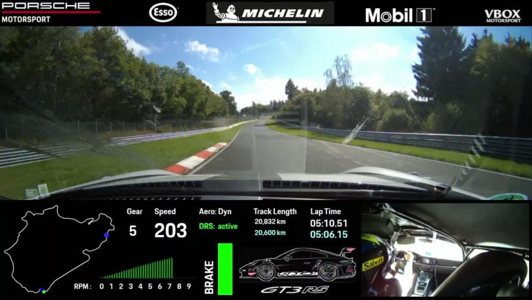 911 GT3 RS auf der Nürburgring-Nordschleife: On-board-Video der Fabelrunde