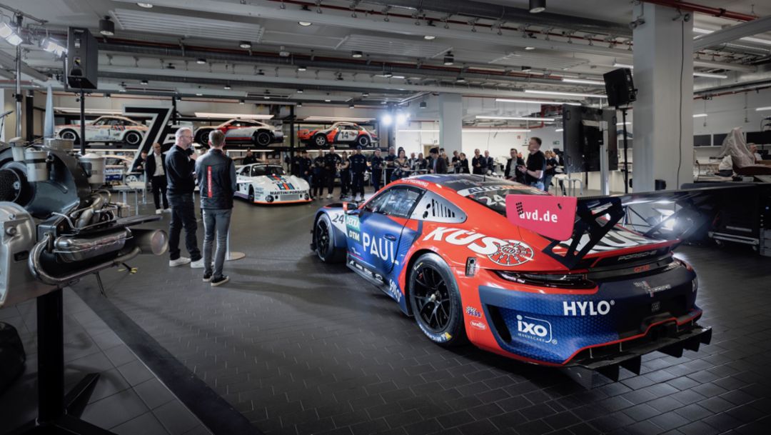 Timo Bernhard, Porsche Brand Ambassador, 911 GT3, Porsche Museum, Stuttgart, 2023, Porsche AG