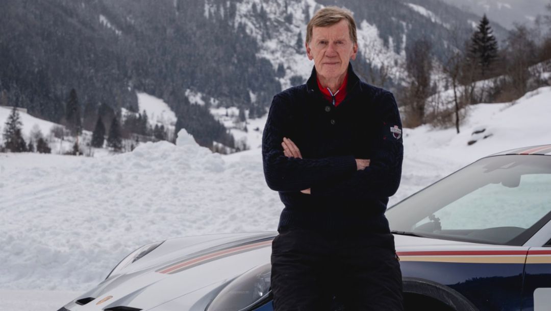 Walter Röhrl, embajador de Porsche, 911 Dakar, Porsche Winter Event, Zell am See, Austria, 2023, Porsche AG