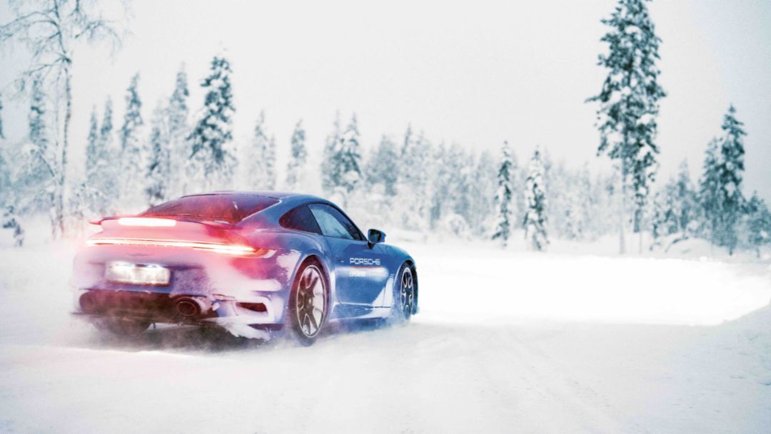 A rendezvous to defy limits: Individual training at the Porsche Ice Experience